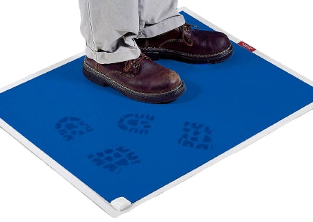 Uline - Clean Mat Sheets with Frame 36 X 36 Inch Blue Polyethylene Film - H-2036BLU
