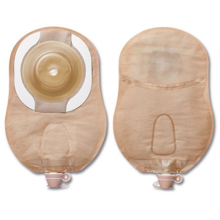 CeraPlus - Urostomy Pouch One-Piece System 9 Inch Length 7/8 Inch Stoma Drainable Soft Convex, Pre-Cut - 8413
