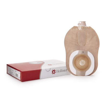 CeraPlus - Urostomy Pouch One-Piece System 9 Inch Length 1 Inch Stoma Drainable Soft Convex, Pre-Cut - 8414