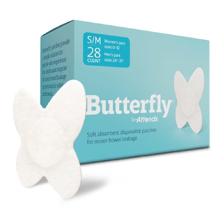 Attends Healthcare Products Butterfly Incontinence Liner Small / Medium Female Disposable - 0240-0008