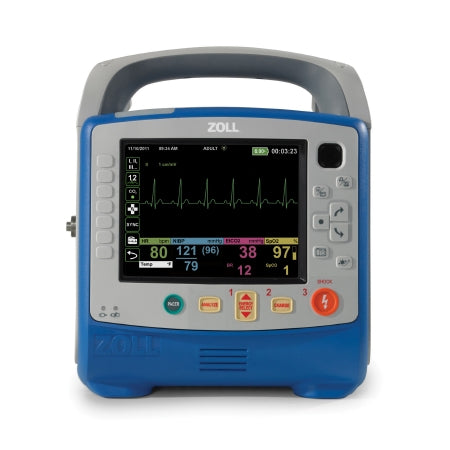 X Series - Patient Monitor Vital Signs Monitoring Type ECG, NIBP, Pacing, SpO2 AC Power / Battery Operated - Zoll Medical - 601-2221011-01