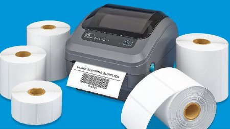 Uline Uline Blank Label Tape Printer Label Without Legend White 1 X 2-1/4 Inch - S-18459