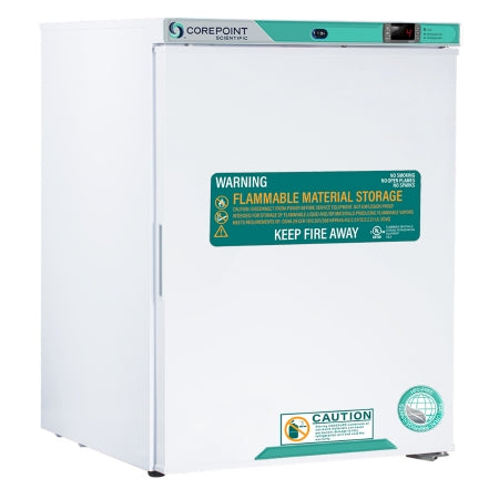 Corepoint Scientific - Undercounter Refrigerator Laboratory Use 5 cu.ft. 1 Solid Swing Door Cycle Defrost - FR051WWW/0