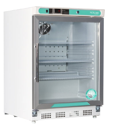 Horizon Scientific Inc Nor-Lake Scientific Undercounter Refrigerator Laboratory Use 4.5 cu.ft. 1 Glass Door Manual Defrost - PR051WWG/0