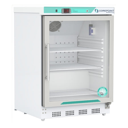 Corepoint Scientific - Undercounter Refrigerator Laboratory Use 4.6 cu.ft. 1 Swing Glass Door Cycle Defrost - PR051WWG/0