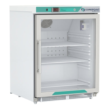 Corepoint Scientific - Undercounter Refrigerator Laboratory Use 4.6 cu.ft. 1 Swing Glass Door Cycle Defrost - PR051WWGADA/0