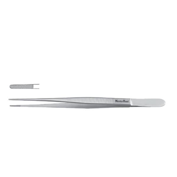 Miltex-Integra Forcep Dressing Potts-Smith Meister-Hand 7" Serrated Stainless Steel Ea - MH6-154