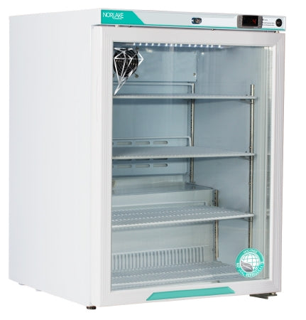 Horizon Scientific Inc Nor-Lake Scientific Undercounter Refrigerator Laboratory Use 5.2 cu.ft. 1 Glass Door Manual Defrost - PR061WWG/0
