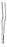 Sklar - Forceps Hoen 8 Inch Length OR Grade Stainless Steel NonSterile 1 X 2 Teeth - 70-4387