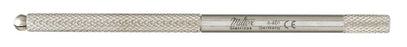 McKesson McKesson Argent Scalpel Handle Self Locking, Miniature, Round Knurled Stainless Steel Size 3K - 43-1-401