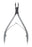 McKesson Argent - Tissue / Cuticle Nipper Angled Jaws 11 mm X 4-1/2 Inch Length Stainless Steel - 43-1-1250