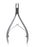 McKesson McKesson Argent Tissue / Cuticle Nipper Angled, Small Jaws 4 Inch, 6 mm Tip Stainless Steel - 43-1-235