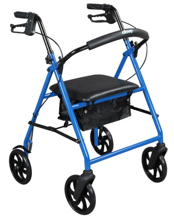 Drive Medical drive R900 4 Wheel Rollator Blue - R900BL