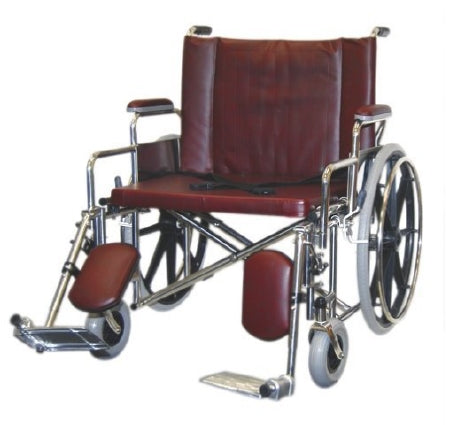 MRIequip.com LLC MRI Non-Magnetic Bariatric Wheelchair Heavy Duty Desk Length Arm Removable Arm Style Composite Wheel Black 24 Inch Seat Width 550 lbs. Weight Capacity - WC-1030