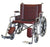 MRIequip.com LLC MRI Non-Magnetic Bariatric Wheelchair Heavy Duty Desk Length Arm Removable Arm Style Composite Wheel Black 24 Inch Seat Width 550 lbs. Weight Capacity - WC-1030