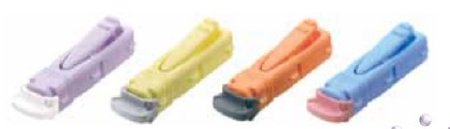 Comfort Zone Technology - Lancet Low Flow Lancet Needle 1.8 mm Depth 28 Gauge Push Button Activation - SLLF200