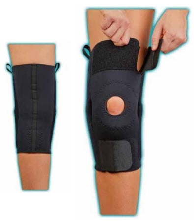 AKS - Knee Support Large Pull-On / Hook and Loop Closure 16 to 18 Inch Knee Circumference Left or Right Knee - 117095