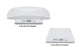 Health O Meter eBABYHR Pediatric Scale w Height Rod Digital LCD Display 44 lbs. / 20 kg White Battery Operated - 550KL