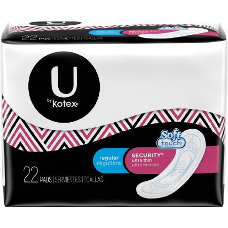 Kimberly Clark U by KotexSecurity Feminine Pad Ultra Thin Regular Absorbency - 3905