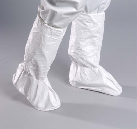 Microbreathe UltraGrip - Boot Cover X-Large Calf High Nonskid Sole White NonSterile - BT-A1813-B