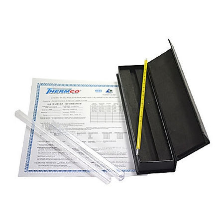 Thermco Products - Mercury-Filled Thermometer Celsius -20° to +110°C Partial Immersion Does Not Require Power - ACC6113FC