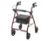 Drive Medical Drive 4 Wheel Rollator drive Red Adjustable Height Aluminum Frame - RTL10261RD