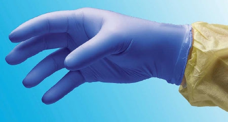 Innovative Healthcare Corporation NitriDerm Exam Glove Large Sterile Pair Nitrile Standard Cuff Length Textured Blue Not Chemo Approved - 106300