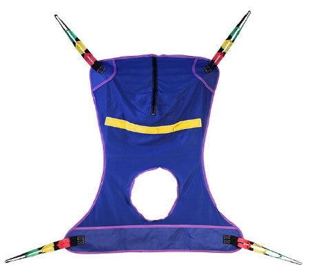 Proactive - Full Body Sling With Commode Opening 4 Point Large 600 lbs. Weight Capacity - Proactive Medical Products - 30115