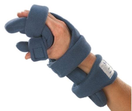 SoftPro Functional - Resting Hand Splint Fabric Right Hand Blue Small - Alimed - 52377/NA/NA/RS