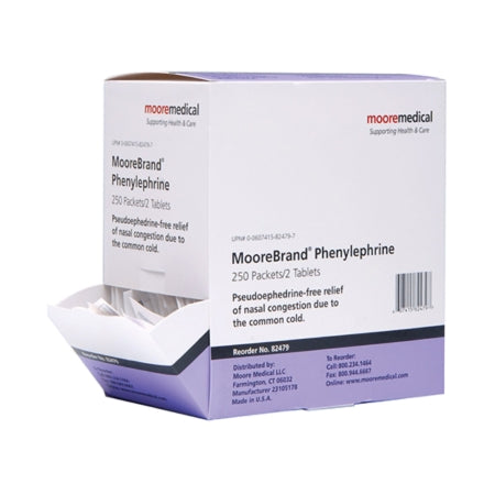 McKesson Brand - Sinus Relief 5 mg Strength Tablet 2 per Pack - 82479