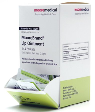 McKesson McKesson Lip Balm 0.5 gm Individual Packet - 61024