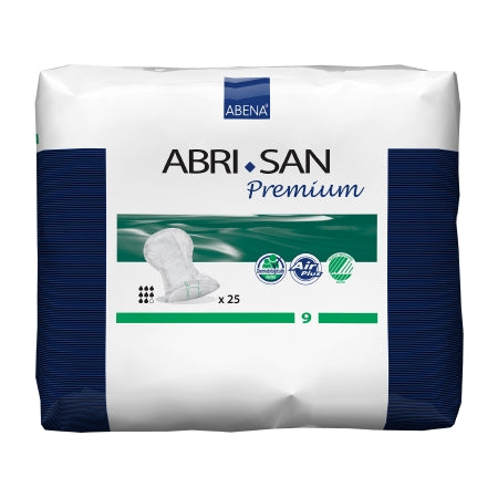 Abri-San Premium - Incontinence Liner 28 Inch Length Moderate Absorbency Fluff / Polymer Core Level 9 Adult Unisex Disposable - 9384