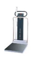 Welch Allyn - Bariatric Floor Scale Digital Display 1000 lbs. / 474 kg Capacity Chrome Battery Operated - 5702-XX-X