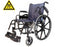 Magmedix MRI Non-Magnetic Wheelchair Desk Length Arm Padded, Removable Arm Style Dark Blue 22 Inch Seat Width 300 lbs. Weight Capacity - 03-FER-WC22DFBL