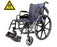 Magmedix MRI Non-Magnetic Wheelchair Desk Length Arm Padded, Removable Arm Style Dark Blue 24 Inch Seat Width 500 lbs. Weight Capacity - 03-FER-WC24DFBL