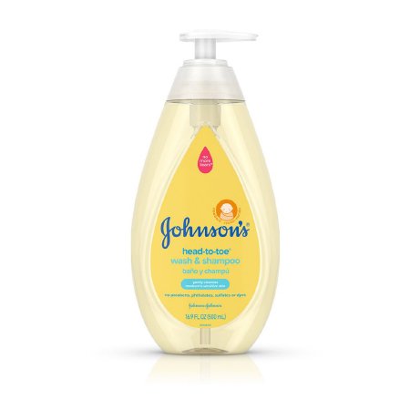 Johnson & Johnson Consumer Johnsons Head-To-Toe Baby Soap Liquid 16.9 oz. Bottle Scented - 381371175673