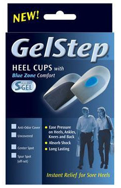 GelStep - Heel Cup Large Without Closure Male 9 to 11-1/2 / Female 10-1/2 to 12 Left or Right Foot - 5050-L