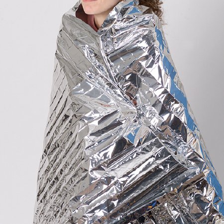 McKesson McKesson Rescue Blanket 50 W X 86 L Inch Mylar, Aluminum - 11584