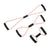 CanDo BowTie - Exercise Resistance Tubing with Handles Set Red Assorted Lengths Light Resistance - 10-5832