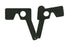 GOOD-LITE - Eye Occluder Spectacle Style Lorgnette Black Plastic - 700012