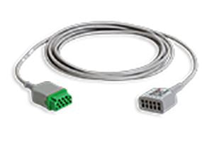 Ge Healthcare Ecg Trunk Cable 3/5 Lead Connector Aha, 3.6M / 12 Foot For Use With Ecg Monitors - 2106305-001