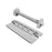 McKesson McKesson ASI Top - Down 2 Spindles per Set and 1 Roller Plate per Set, 5.73 X 1.41 X 1.41 Inch - D66004