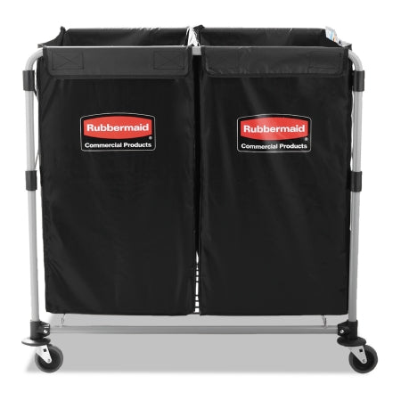 Rubbermaid - Cart Stainless Steel 24 X 35-3/4 X 34 Inch Black - RCP1881781