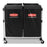 Rubbermaid - Cart Stainless Steel 24 X 35-3/4 X 34 Inch Black - RCP1881781