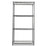 Alera - Wire Shelving Kit 4 Shelves 18 X 36 X 72 Inch - ALESW503618BA