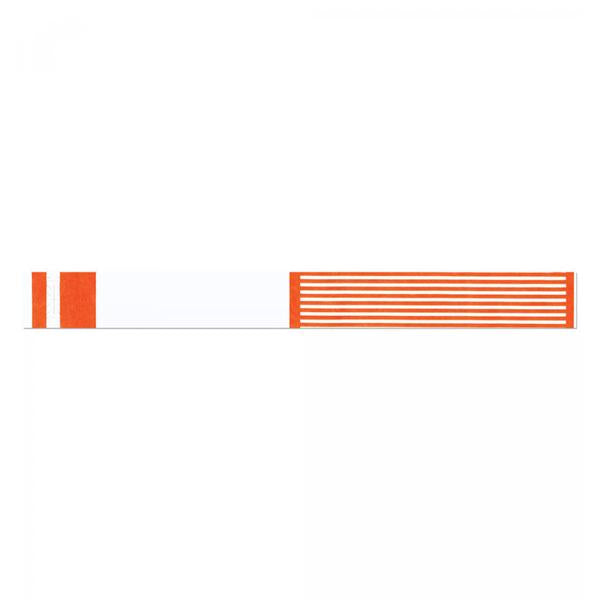 Precision Dynamics Corp. Wristband Identification Short Stay Tvk Orng Adlt 6Ln/Imprnt/Wrton/Lbl 1000/Box - 3000-17-PDR