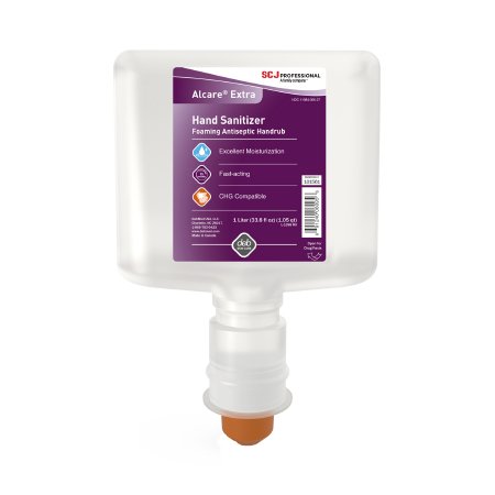 Alcare Extra - Hand Sanitizer 1,000 mL Ethyl Alcohol Foaming Dispenser Refill Bottle - 101561