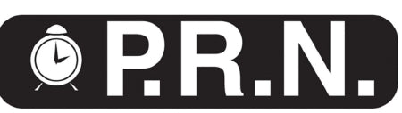 Health Care Logistics Pre-Printed Label Auxiliary Label PRN Black 3/8 X 1-5/8 Inch - 2117