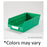 Health Care Logistics Bin Shelf 11-5/8X6-5/8X4" Blue Polypropylene With Label Holder Ea - 1445B