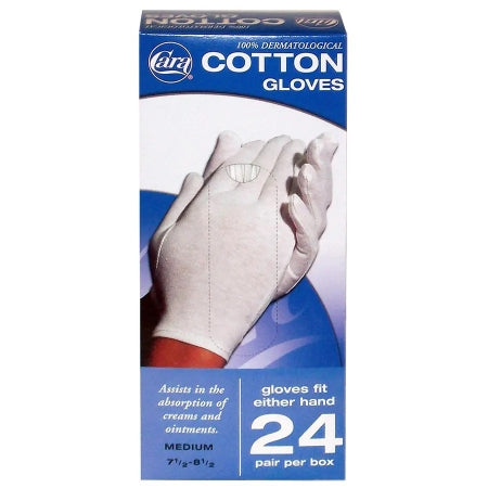 Cara Inc GLOVE, COTTON WHT MED 8-9" (24/BX) - 3805600820